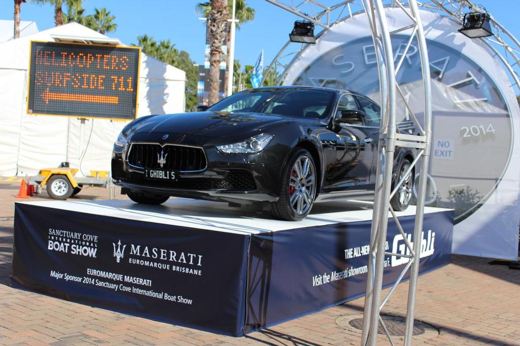 Pick up a Maserati while youre there © Sanctuary Cove International Boat Show http://www.sanctuarycoveboatshow.com.au/